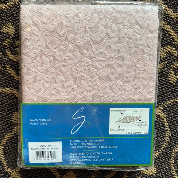 Savon shower curtain - Picture 2 of 2